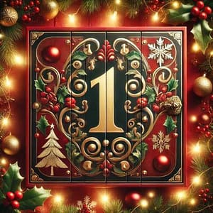 adventskalenderzahl_01 1. Fenster im Adventskalender