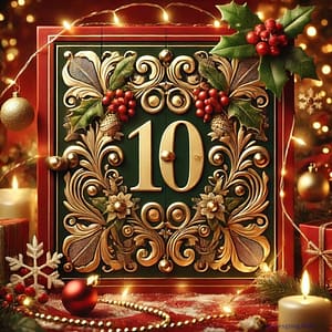 adventskalenderzahl_10 10. Fenster im Adventskalender