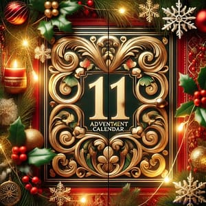 adventskalenderzahl_11 11. Fenster im Adventskalender