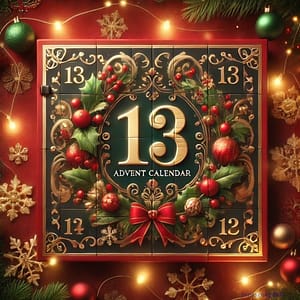 adventskalenderzahl_13 13. Fenster im Adventskalender