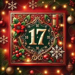 adventskalenderzahl_17 17. Fenster im Adventskalender