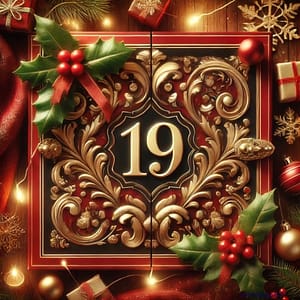 adventskalenderzahl_19 19. Fenster im Adventskalender