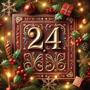 adventskalenderzahl_24 24. Fenster im Adventskalender